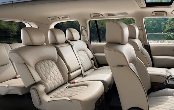 2023 Nissan Armada showing 8 seats | Vann York's High Point Nissan in High Point NC